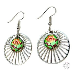 Poppy Flower LoveShine Earrings